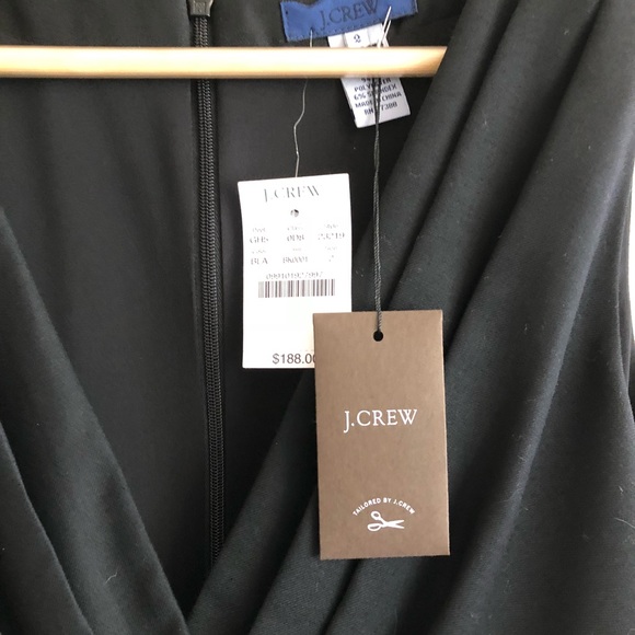 NWT J.Crew Tailored Little Black Dress, Midi - Picture 4 of 7